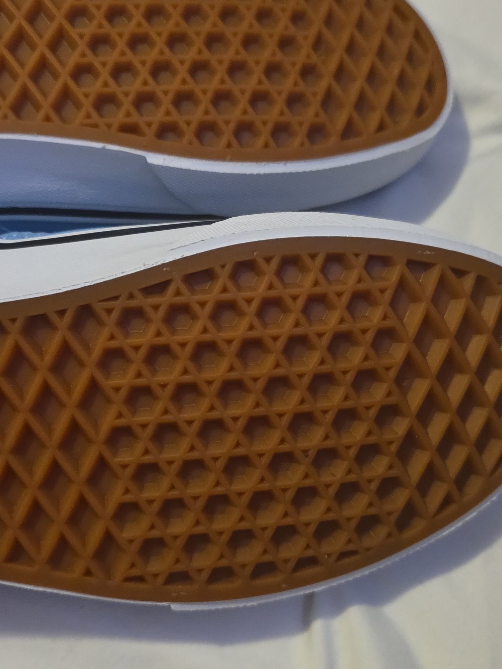 Vans Classic Canvas Sneakers in Sky Blue and White - Picture 7 of 7